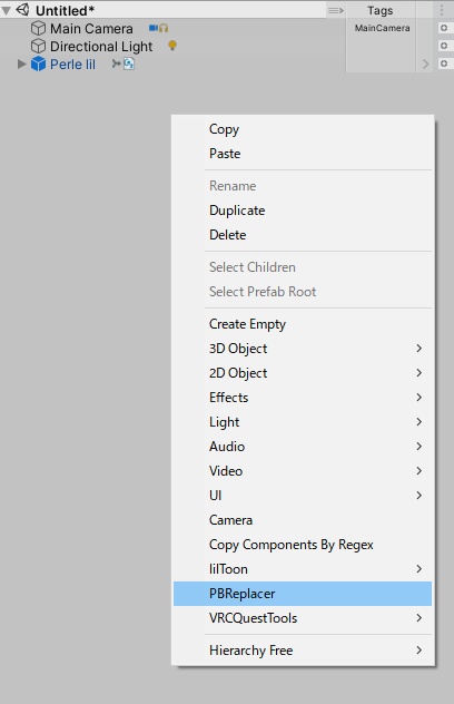 【Unity拡張】PhysBoneを骨から抜くやつ(PBReplacer)
