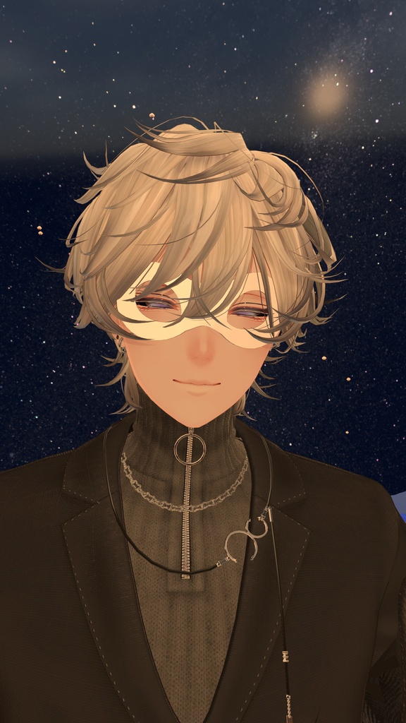 【無料】Simple Mask(取り外しギミック付き)