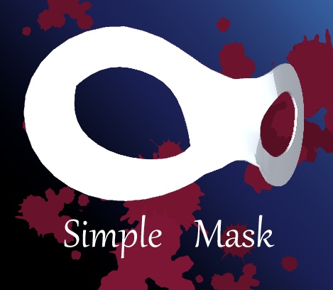 【無料】Simple Mask（取り外しギミック付き）