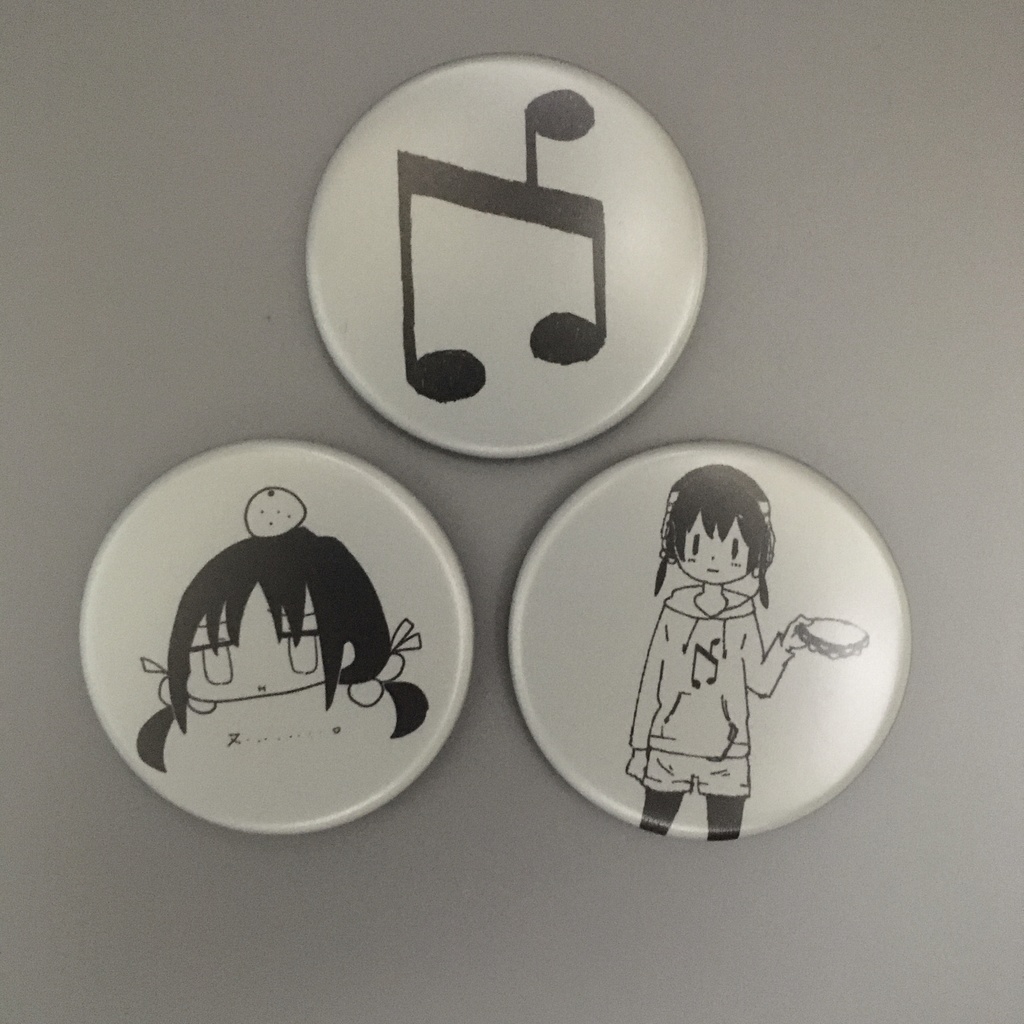 ボマス43頒布 缶バッジ 全3種