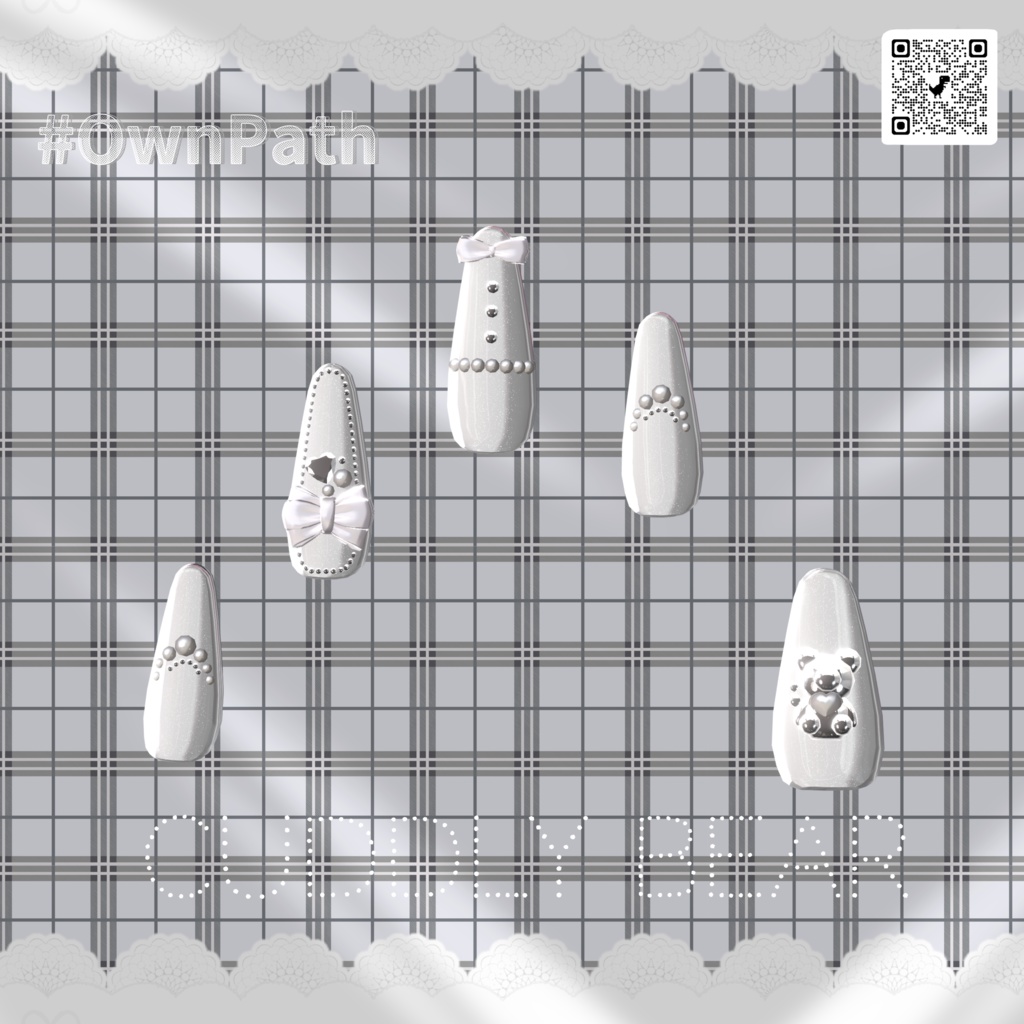 【11アバター対応】Cuddly Bear Charm【MA対応】