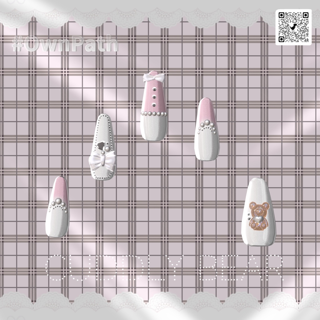 【11アバター対応】Cuddly Bear Charm【MA対応】