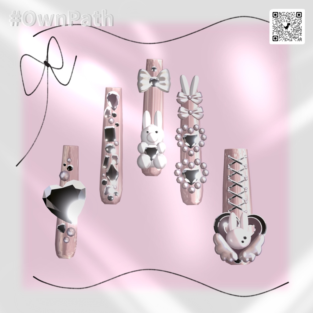 【14アバター対応】Bunny Pearl Princess【MA対応】