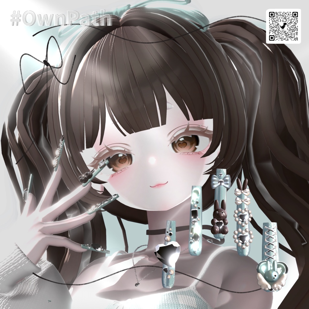 【14アバター対応】Bunny Pearl Princess【MA対応】