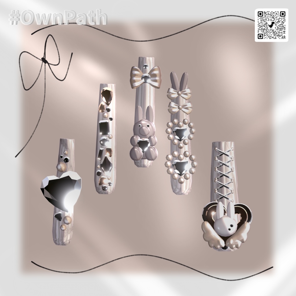 【14アバター対応】Bunny Pearl Princess【MA対応】