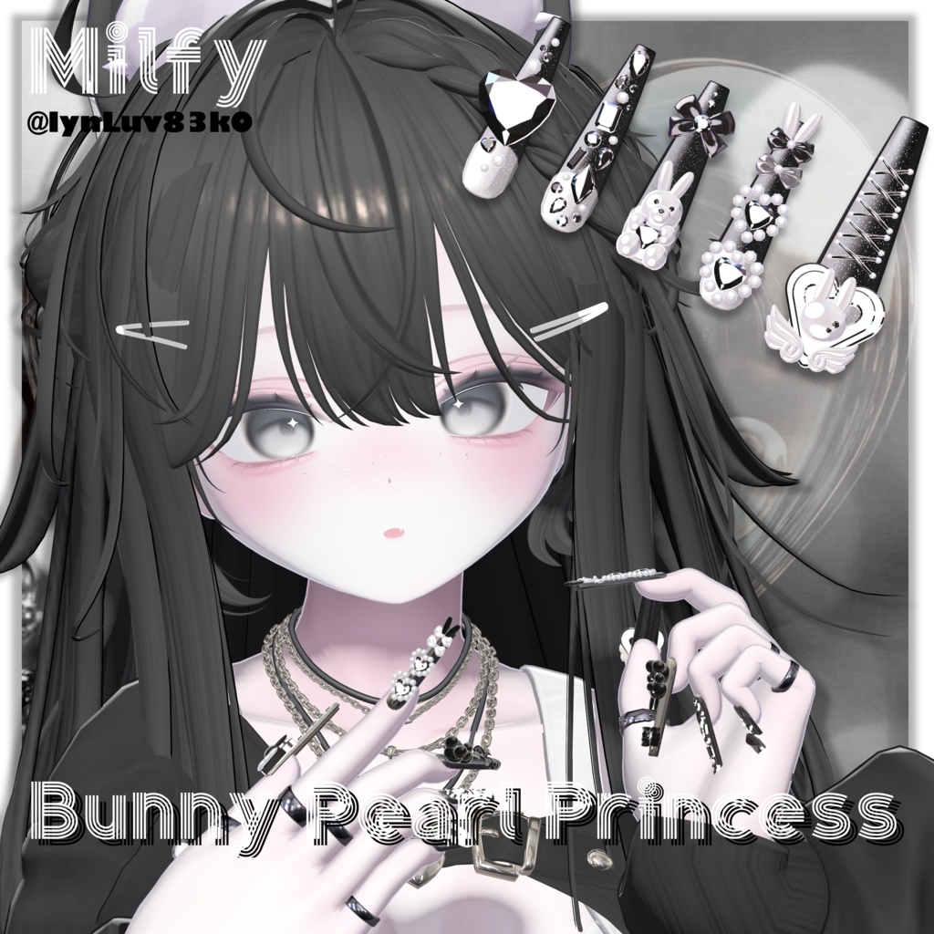 🌟SALE🌟18アバター対応🐰Bunny Pearl Princess【MA対応】