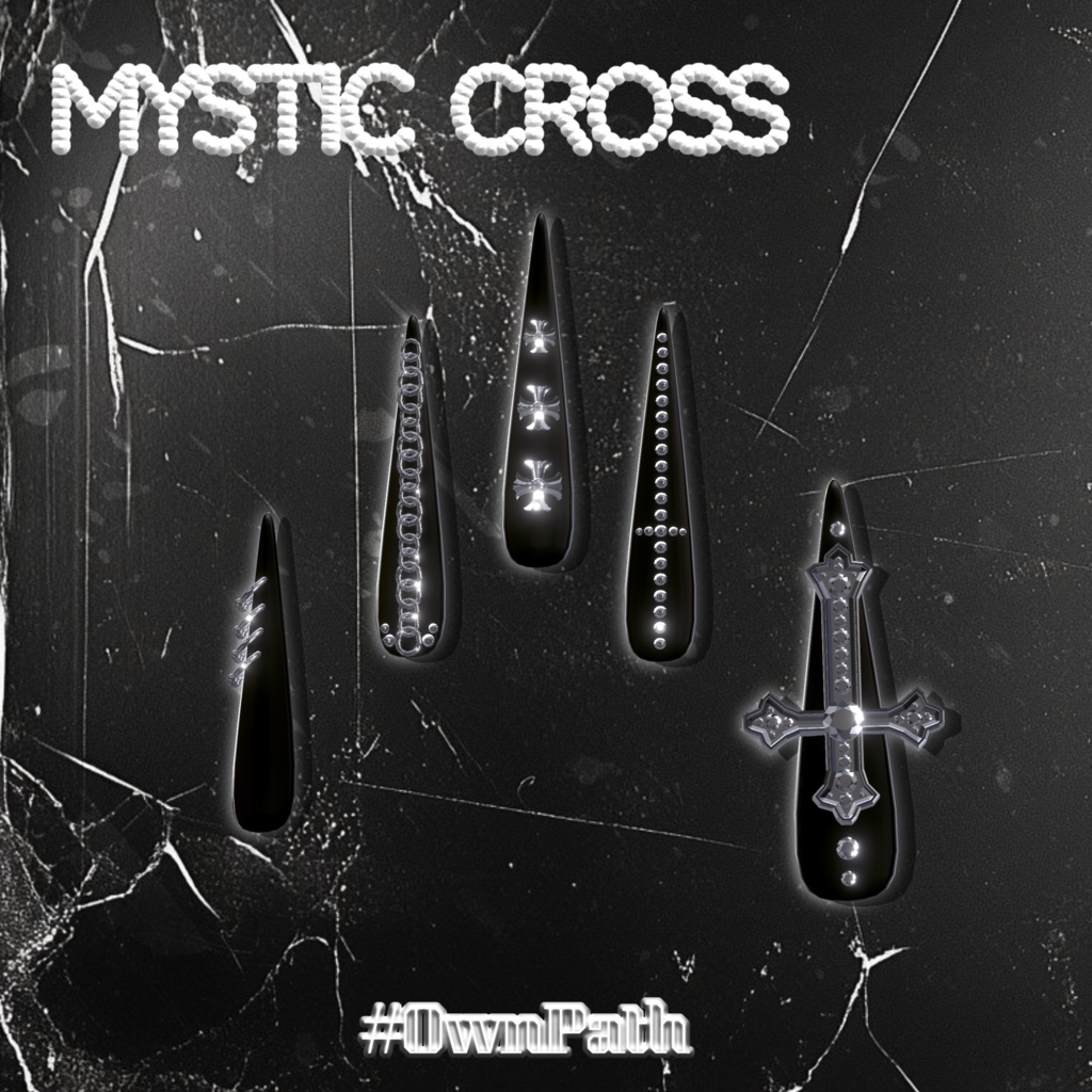 【18アバター対応】Mystic Cross long nail【MA対応】