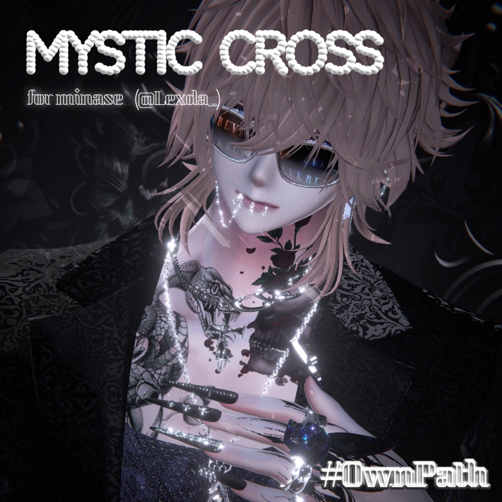 【18アバター対応】Mystic Cross long nail【MA対応】