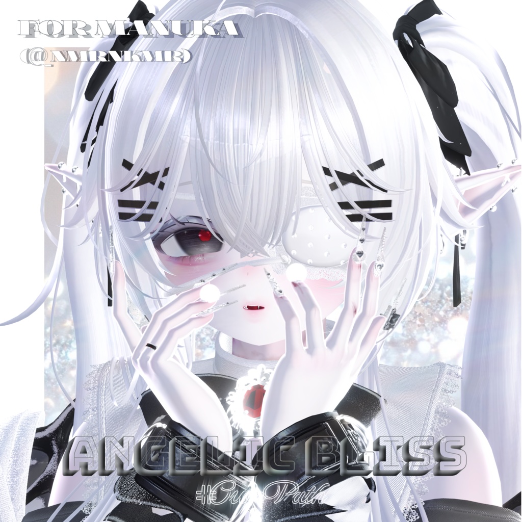 【12アバター対応】Angelic Bliss long nail【MA対応】