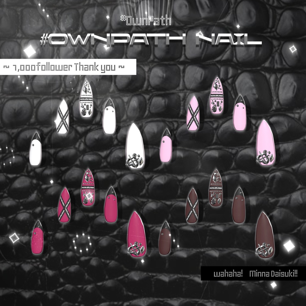 【20アバター対応】1,000人大感謝naill【MA対応】