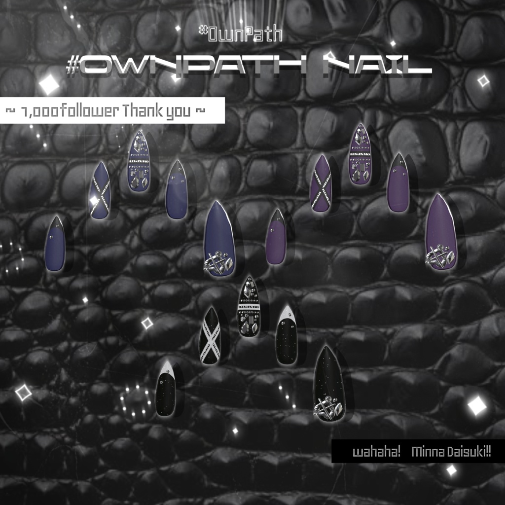 【20アバター対応】1,000人大感謝naill【MA対応】