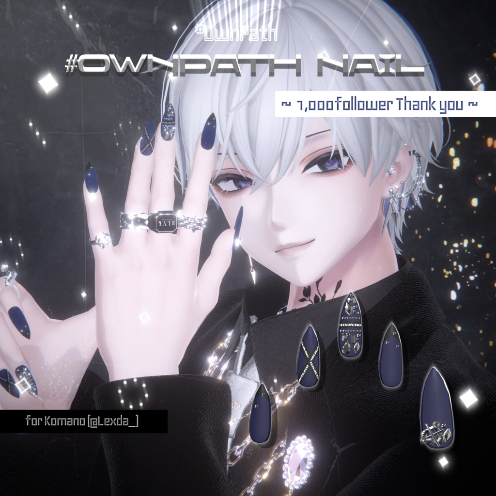 【20アバター対応】1,000人大感謝naill【MA対応】