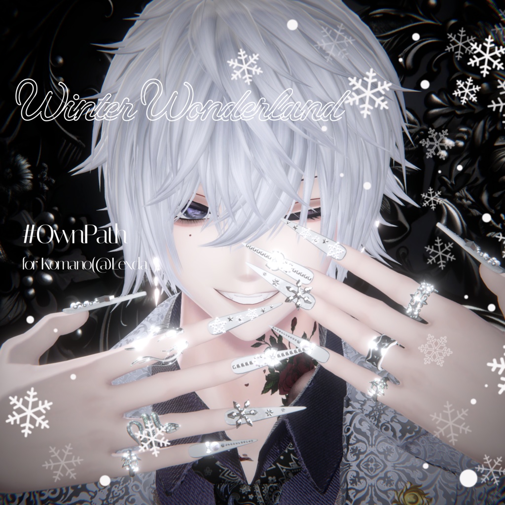 【14アバター対応】Winter Wonderland long nail【MA対応】
