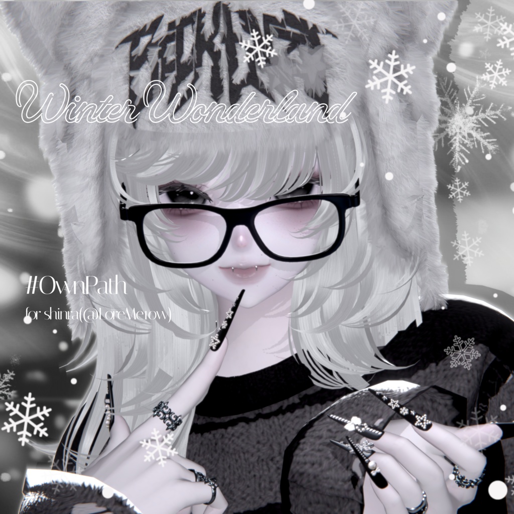 【14アバター対応】Winter Wonderland long nail【MA対応】