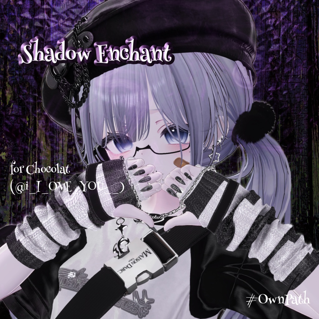 【17アバター対応】Shadow Enchant Nail【MA対応】