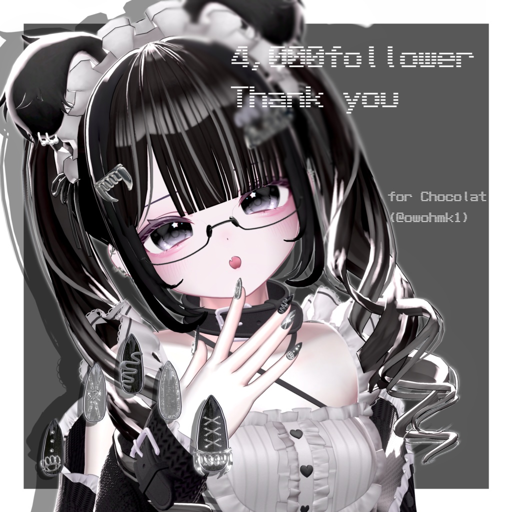 【18アバター対応】4,000人大感謝short nail【MA対応】