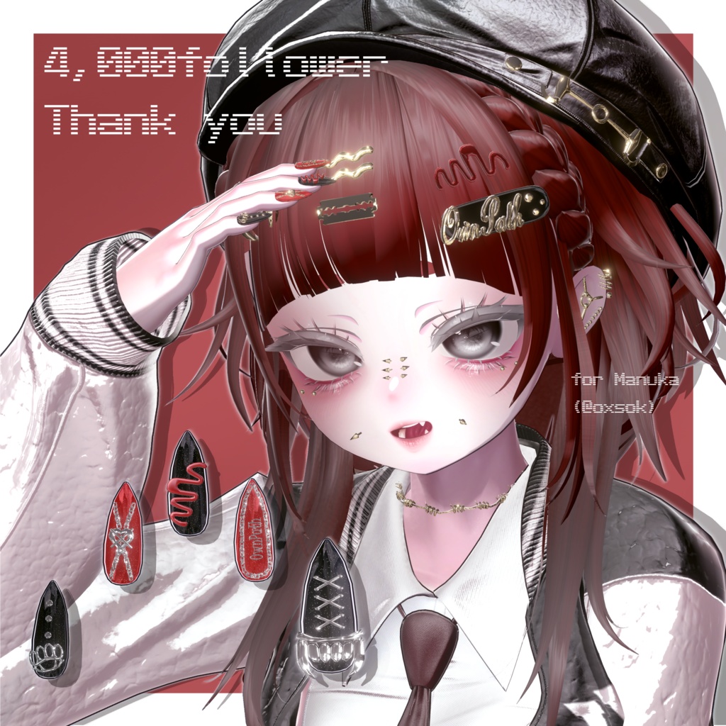 【18アバター対応】4,000人大感謝short nail【MA対応】