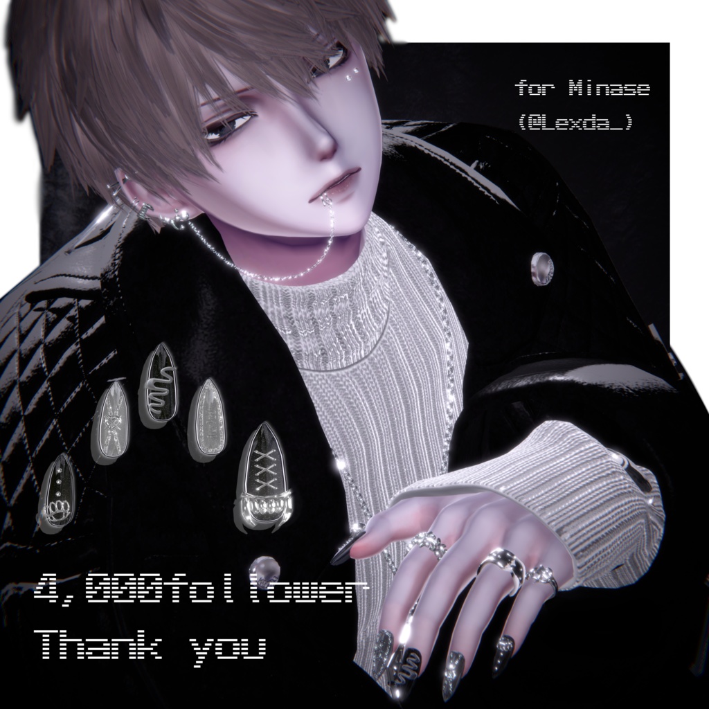 【18アバター対応】4,000人大感謝short nail【MA対応】