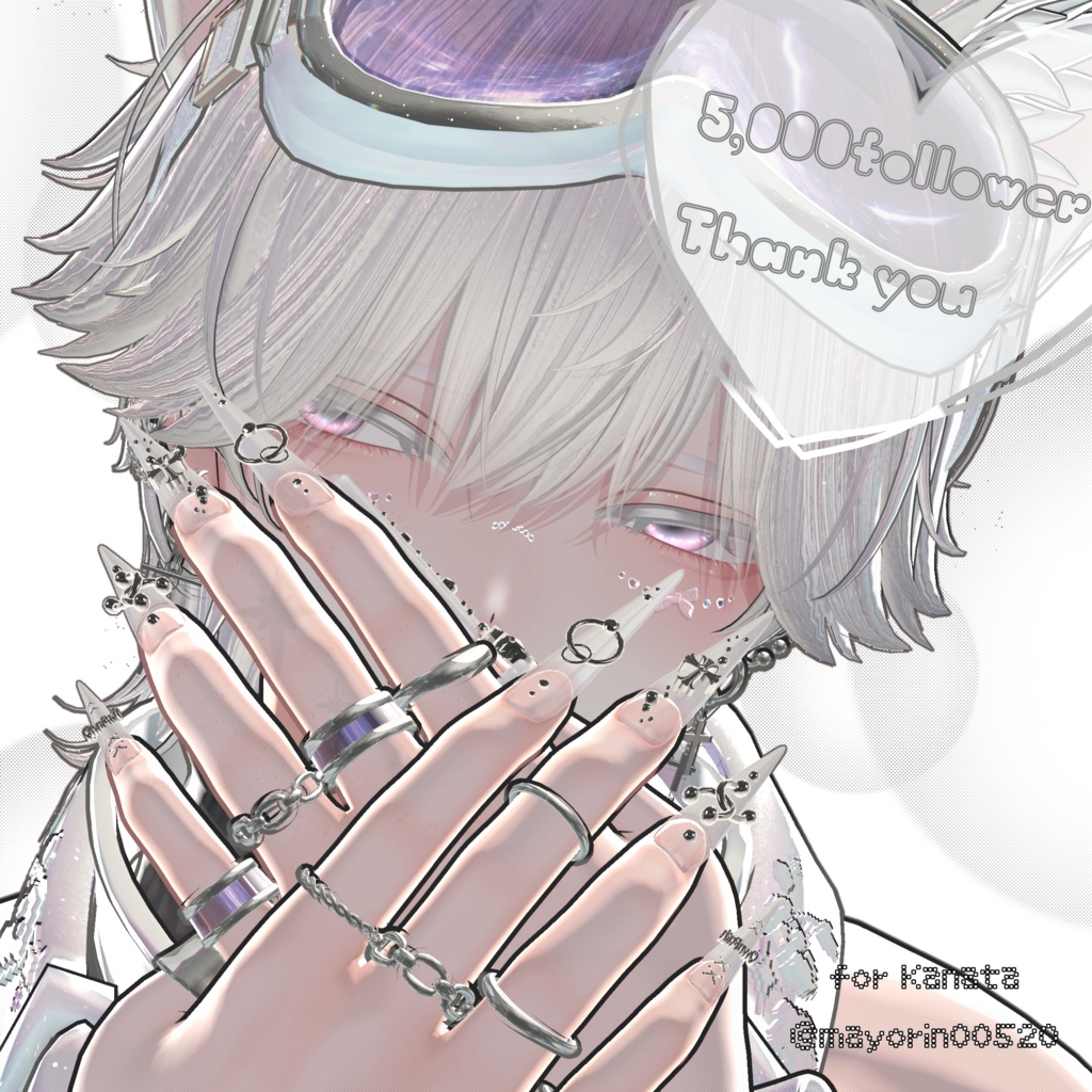 【23アバター対応】5,000人大感謝Long Nail【MA対応】