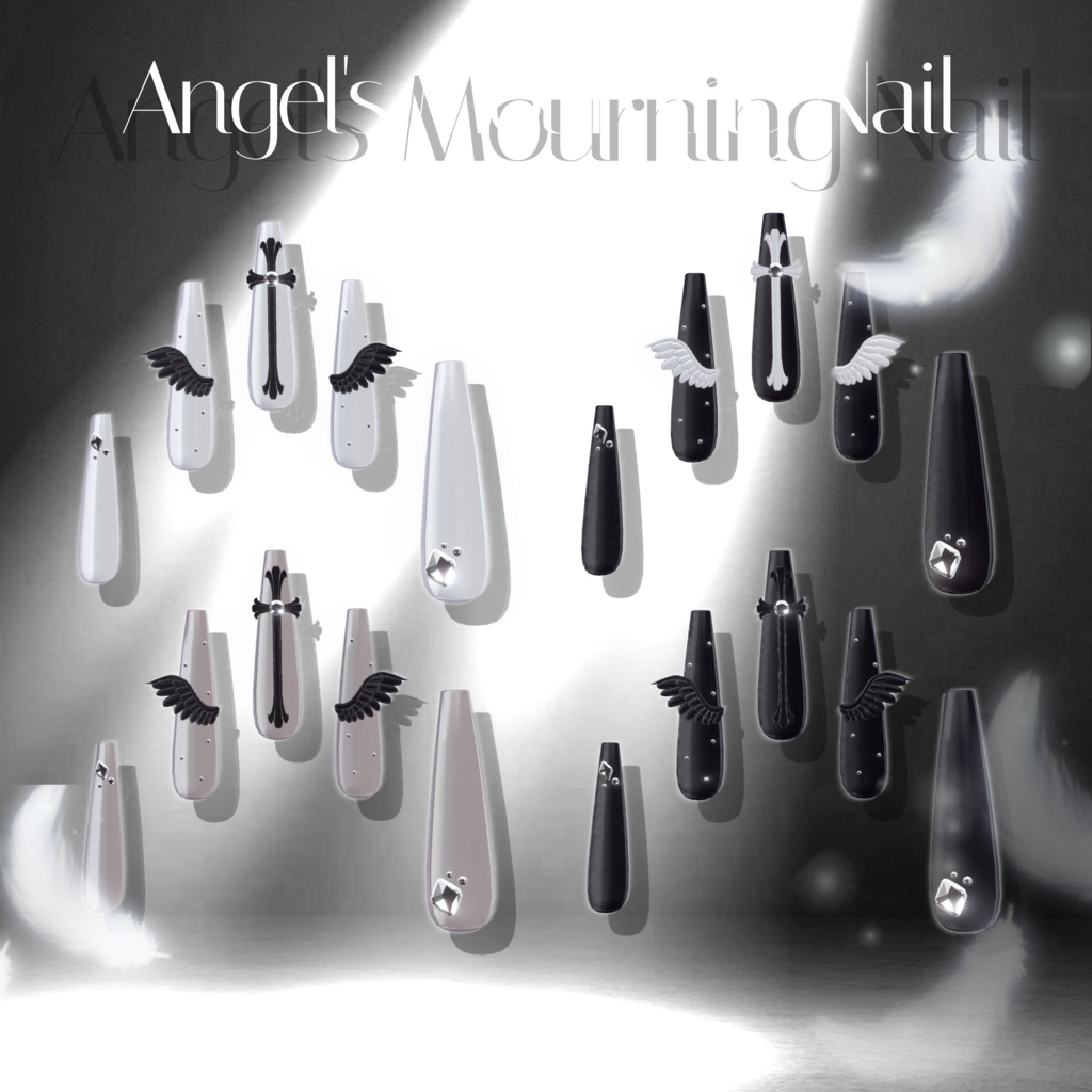 20アバター対応🪽Angels Mourning Nail☦︎︎【MA対応】