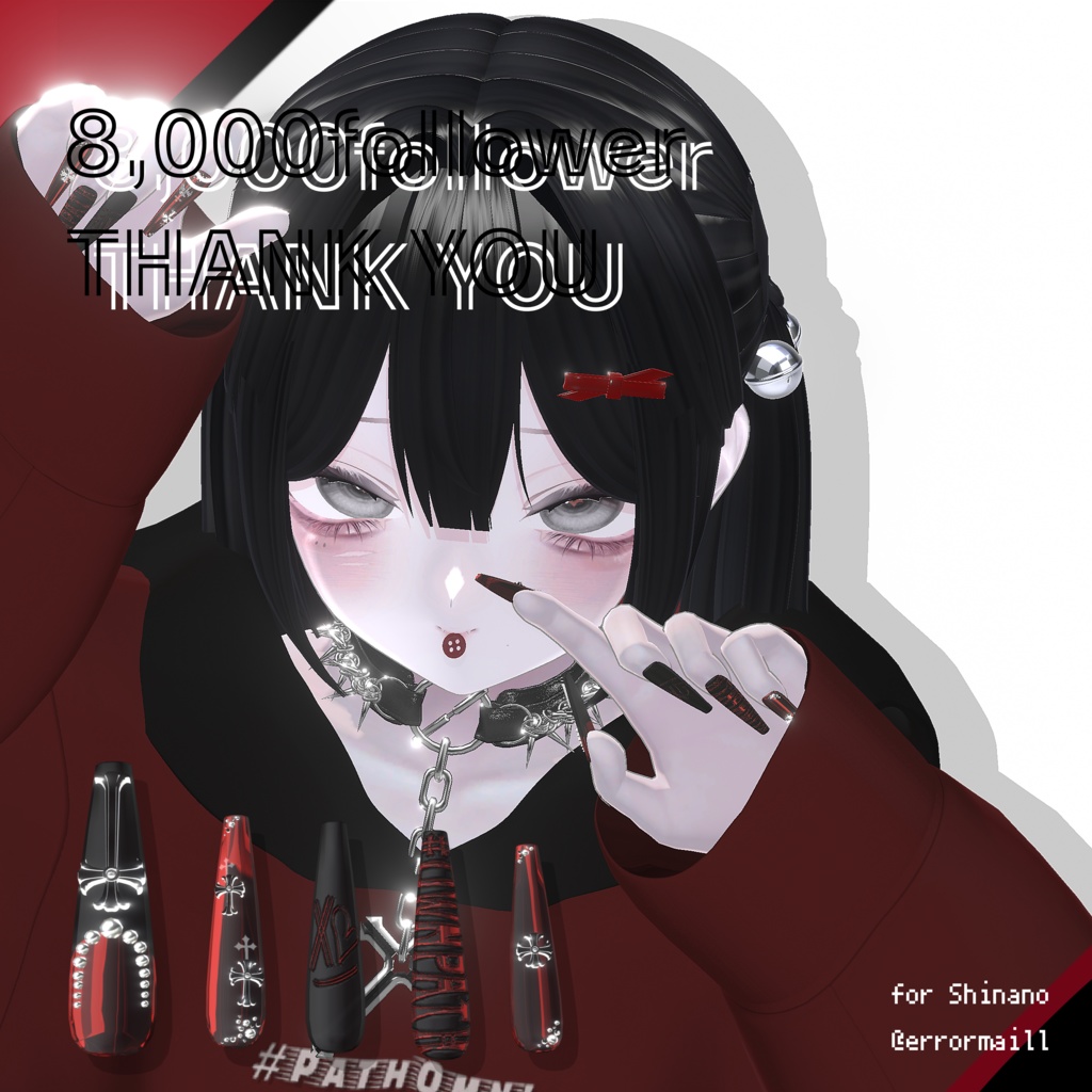 23アバター対応🌟☻#OwnPath 8000人大感謝Nail【MA対応】