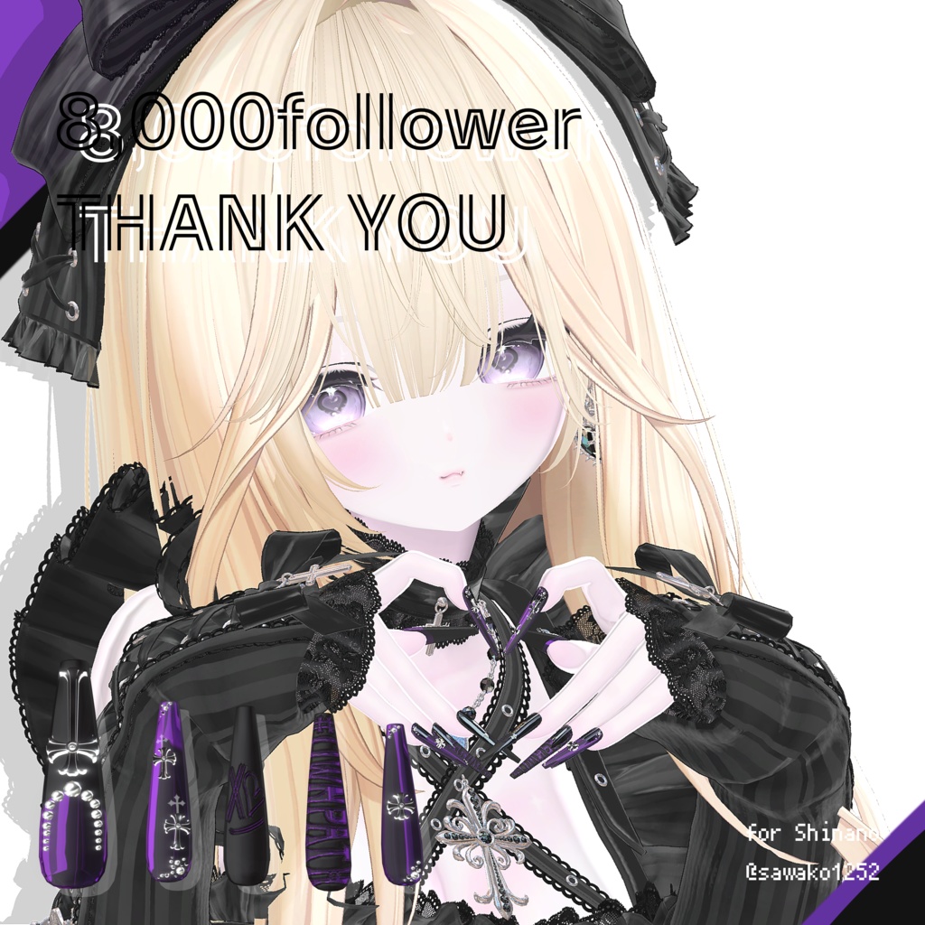 23アバター対応🌟☻#OwnPath 8000人大感謝Nail【MA対応】