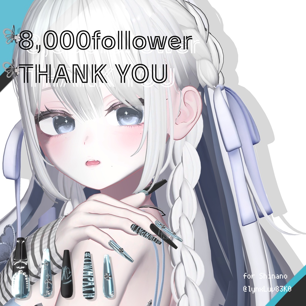 23アバター対応🌟☻#OwnPath 8000人大感謝Nail【MA対応】