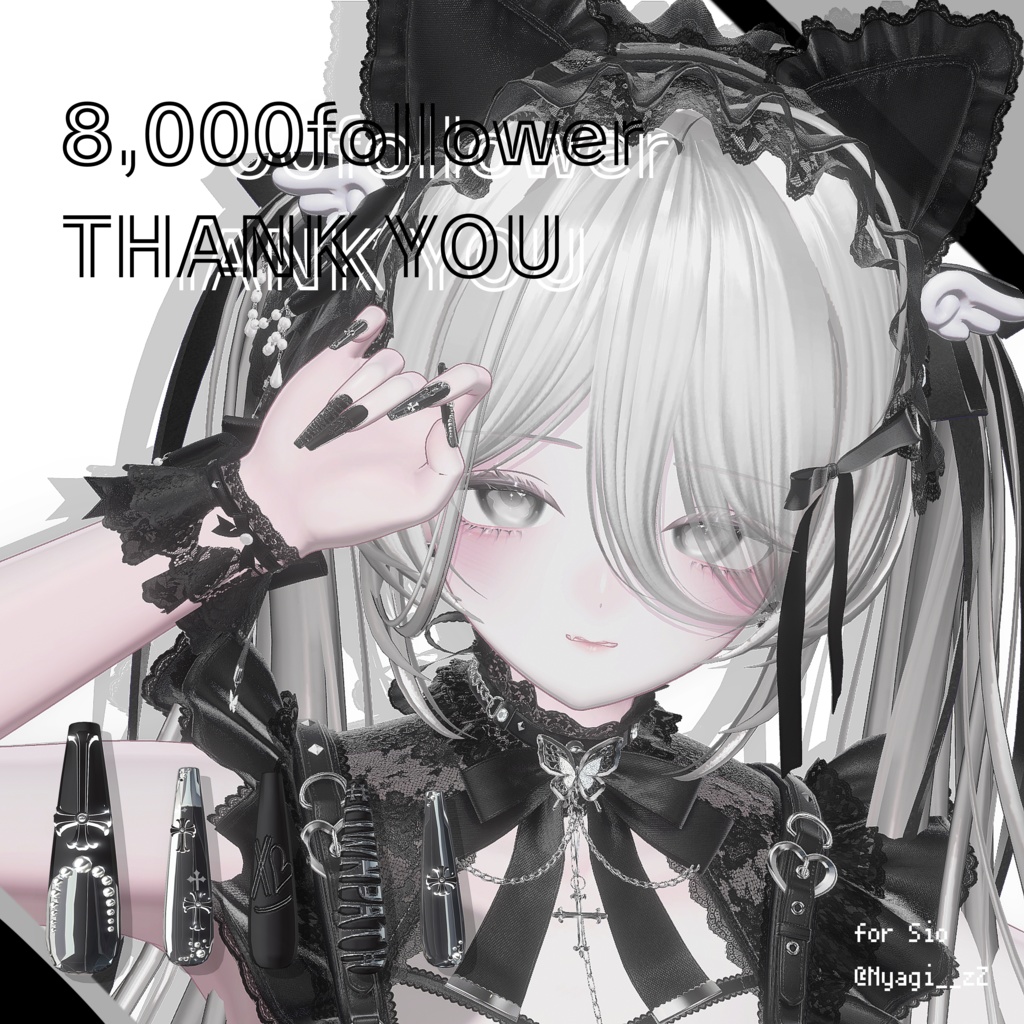 23アバター対応🌟☻#OwnPath 8000人大感謝Nail【MA対応】