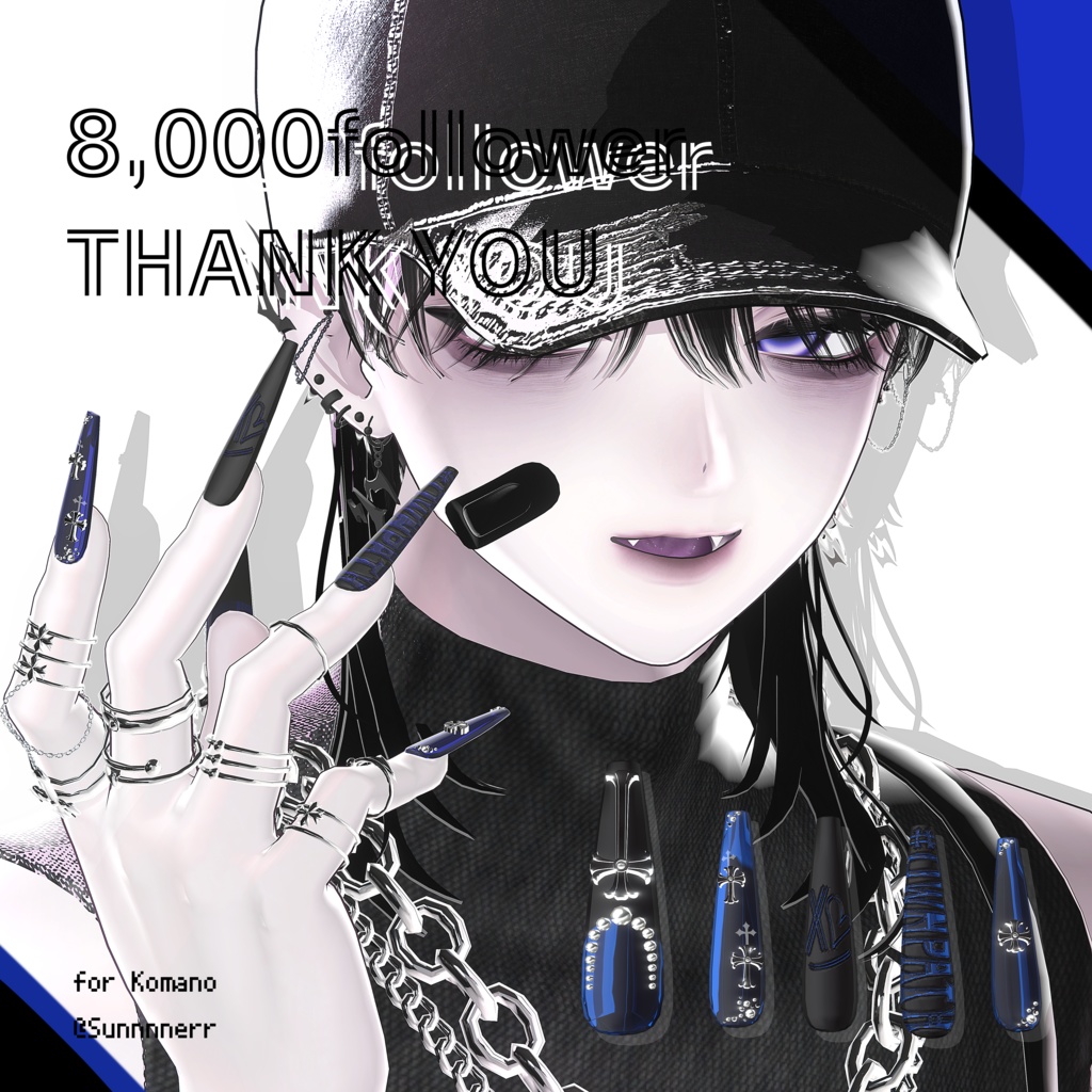 23アバター対応🌟☻#OwnPath 8000人大感謝Nail【MA対応】