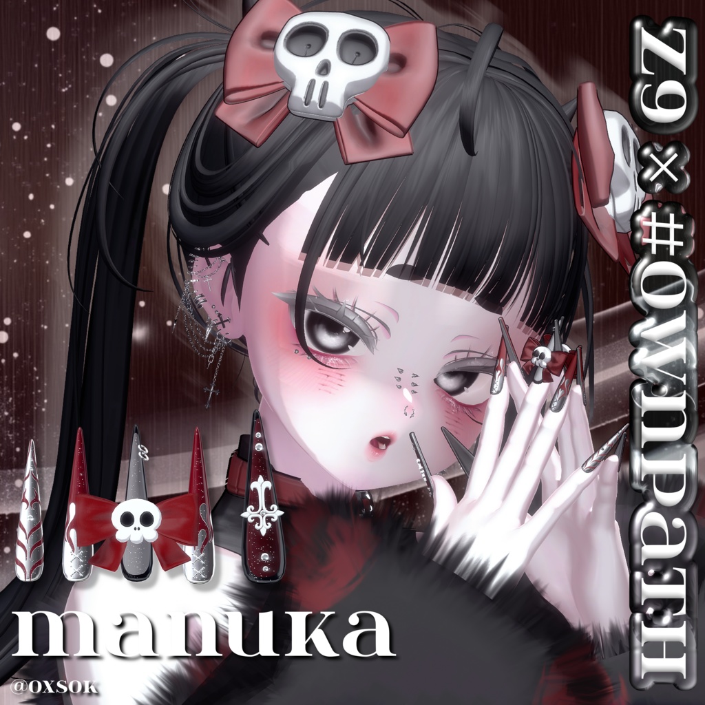 SALE🖤20アバター対応💀Z9×#OwnPathコラボ「Velour Requiem」🖤