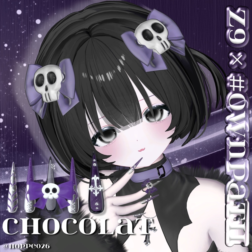 SALE🖤20アバター対応💀Z9×#OwnPathコラボ「Velour Requiem」🖤