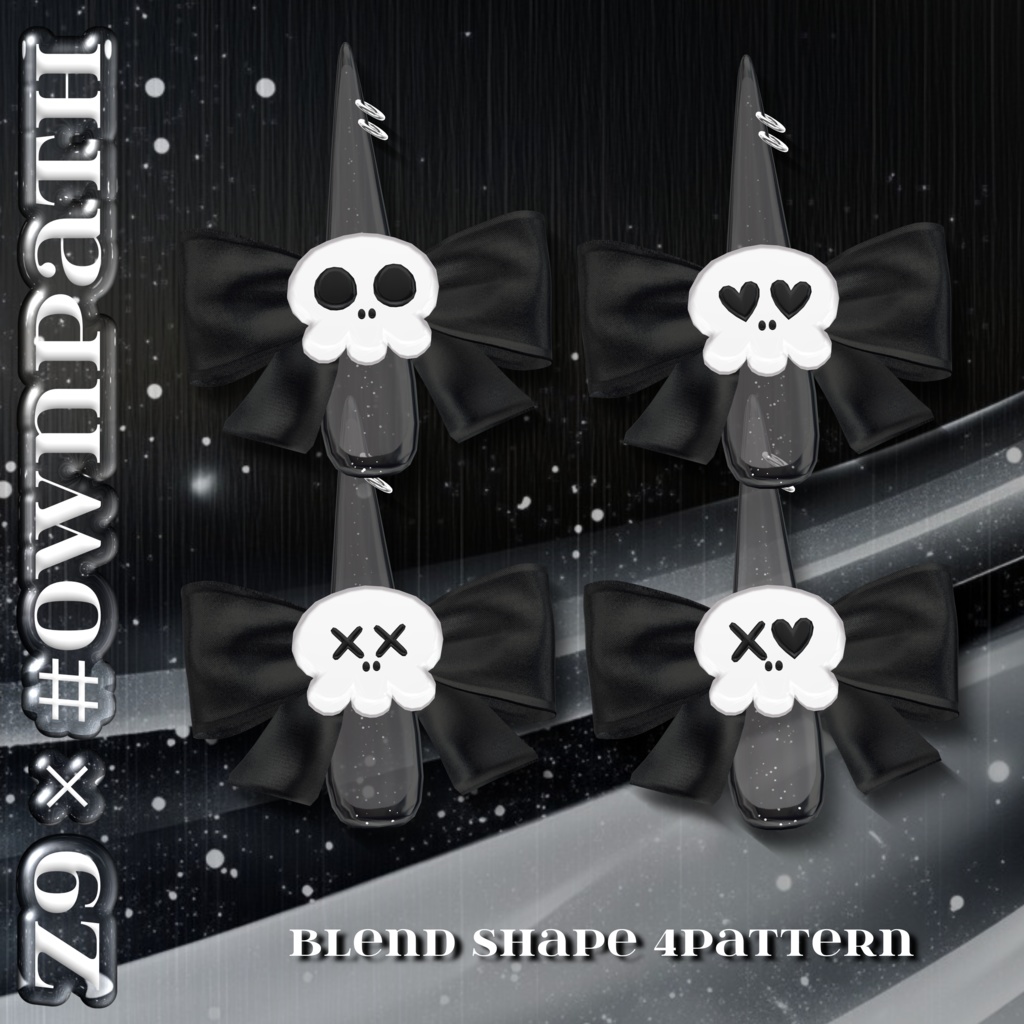 SALE🖤20アバター対応💀Z9×#OwnPathコラボ「Velour Requiem」🖤