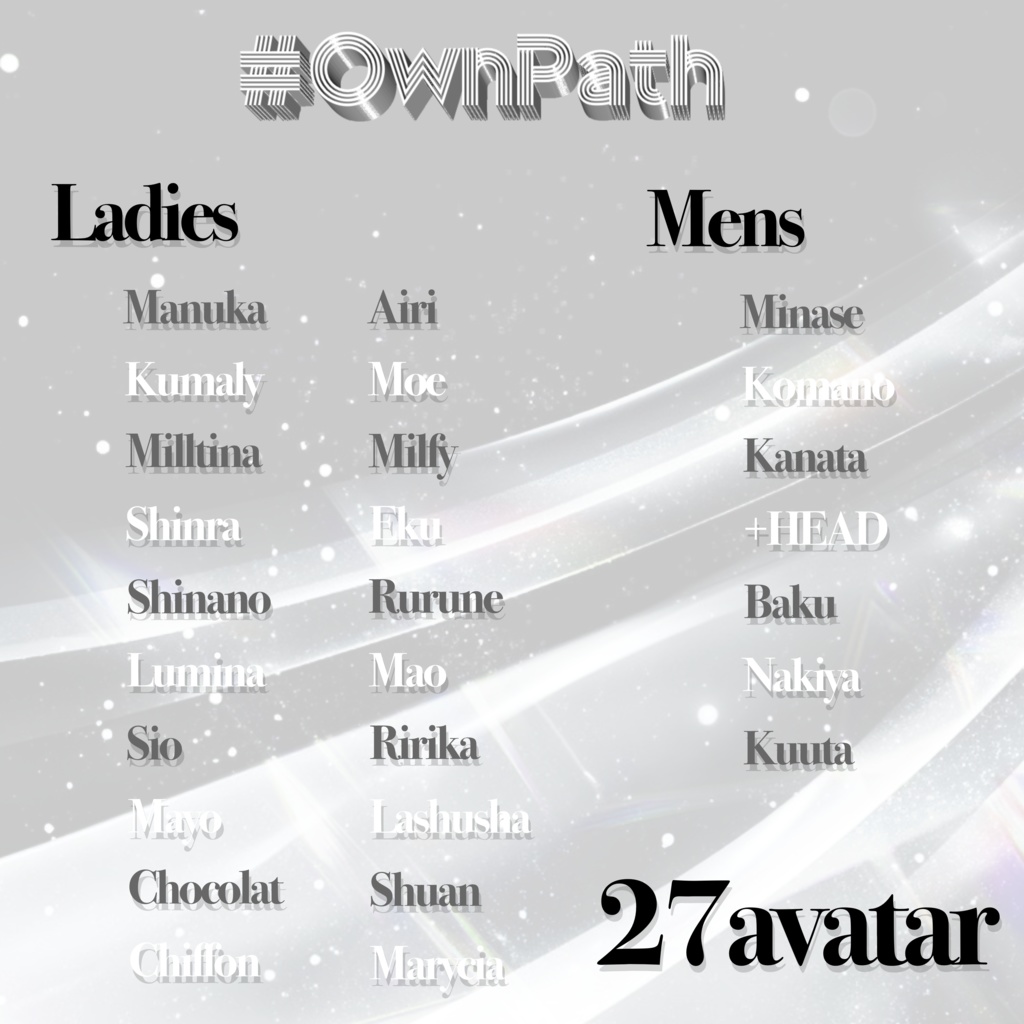 期間限定〔FREE〕🌟27アバター対応☻#OwnPath大感謝祭Nail【MA対応】