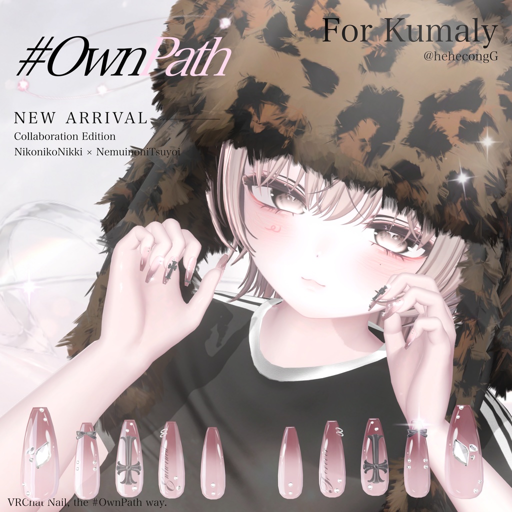 SALE🌟30アバター対応✝Eternal Cross Nail🎀〔MA対応〕
