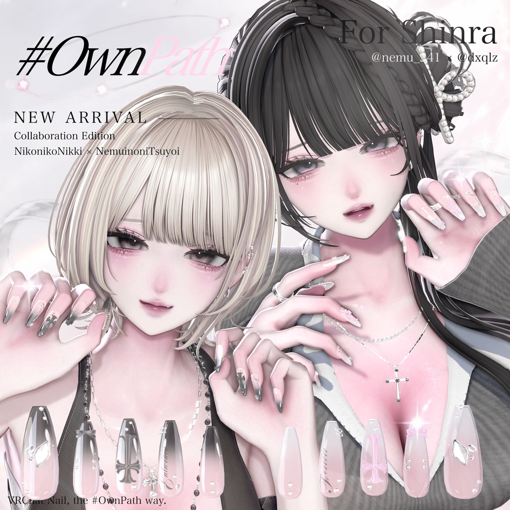 SALE🌟30アバター対応✝Eternal Cross Nail🎀〔MA対応〕