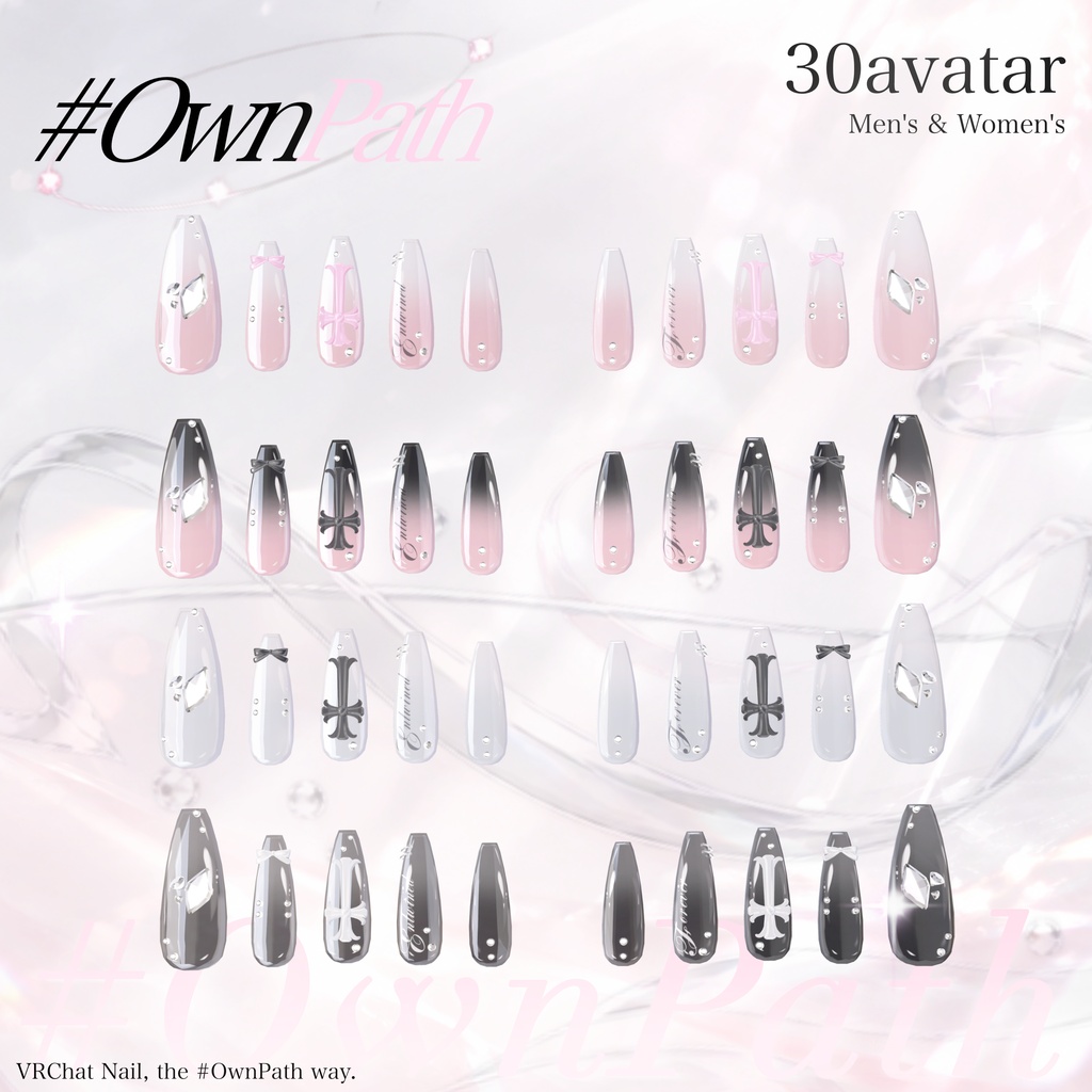SALE🌟30アバター対応✝Eternal Cross Nail🎀〔MA対応〕