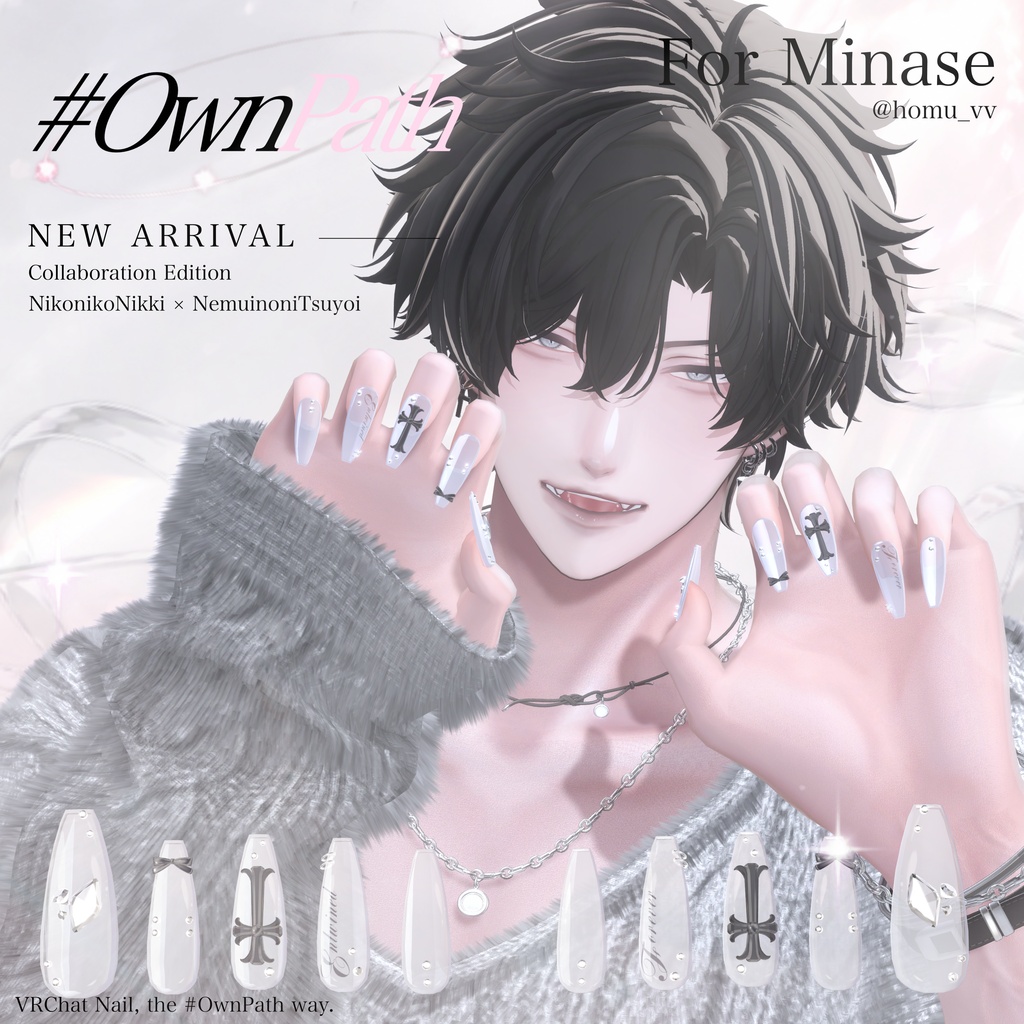 SALE🌟30アバター対応✝Eternal Cross Nail🎀〔MA対応〕