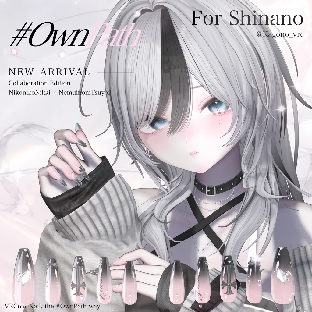 SALE🌟30アバター対応✝Eternal Cross Nail🎀〔MA対応〕