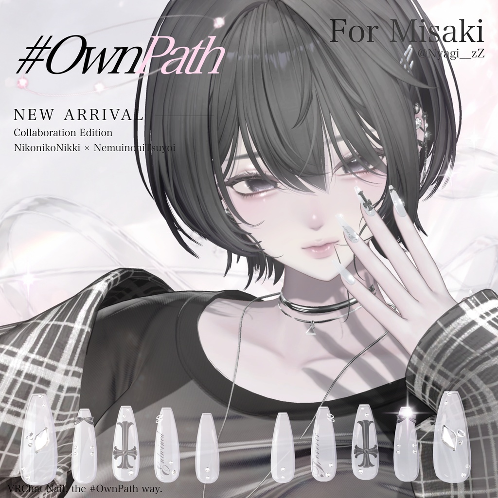 SALE🌟30アバター対応✝Eternal Cross Nail🎀〔MA対応〕
