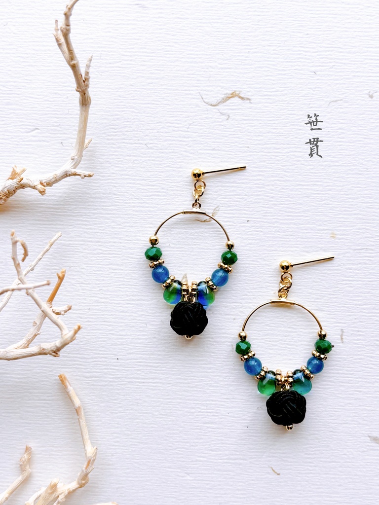 笹貫 イメージ耳飾り