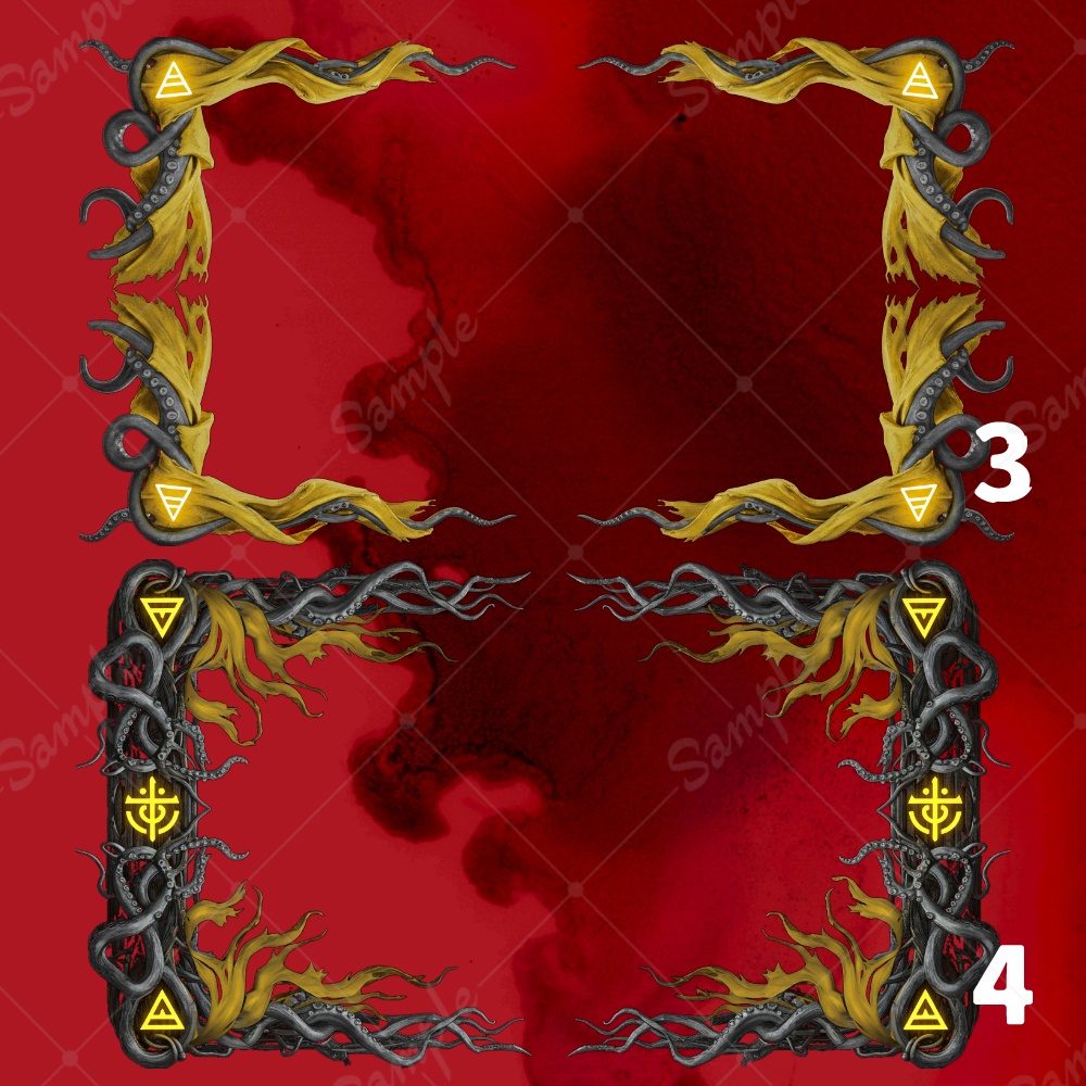 神話生物フレーム素材【ハスター】