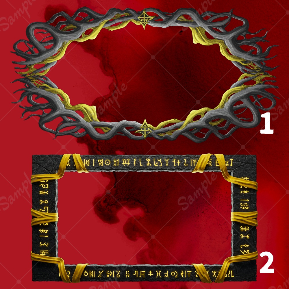 神話生物フレーム素材【ハスター】