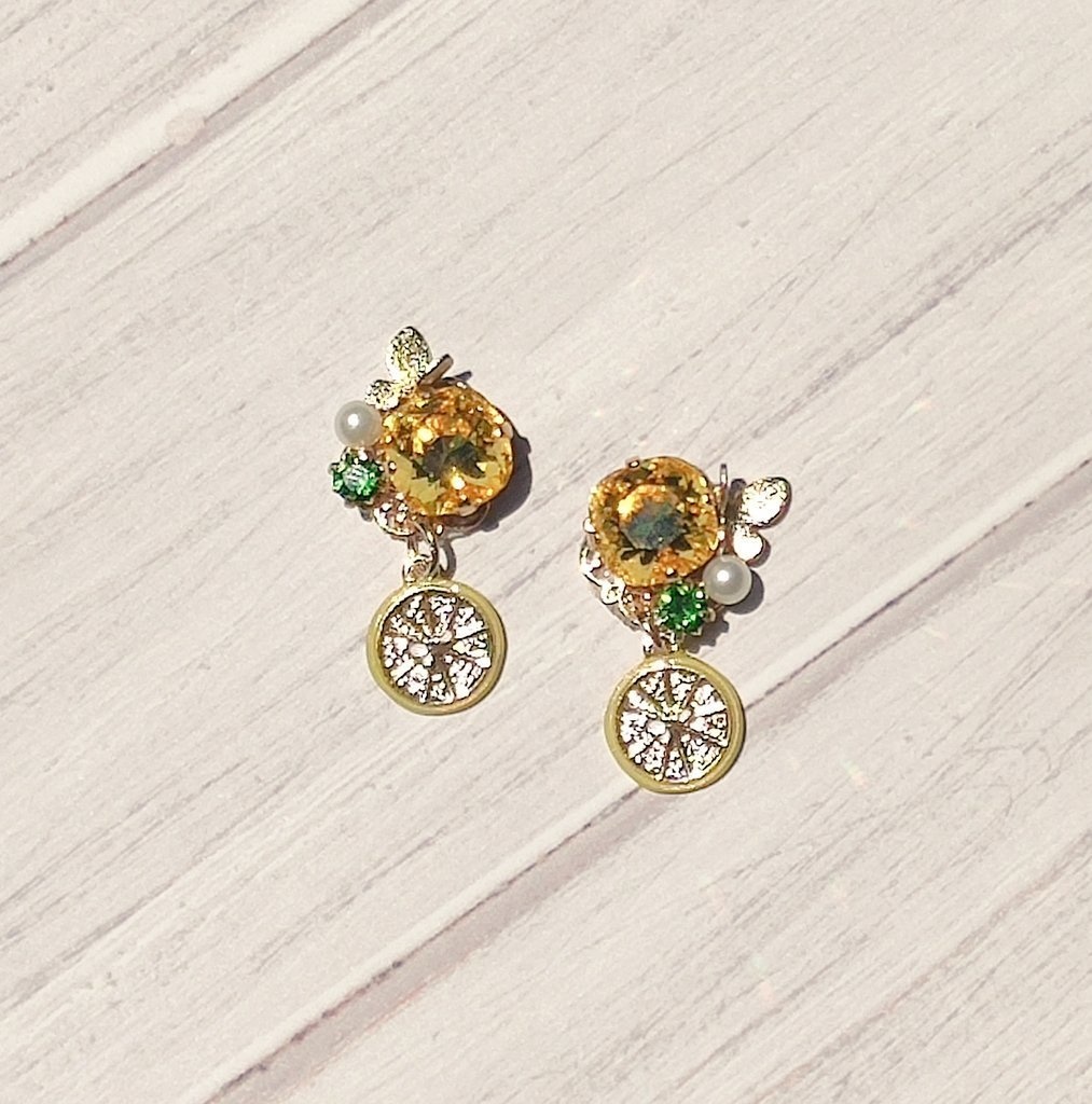 レモンのピアス・イヤリング