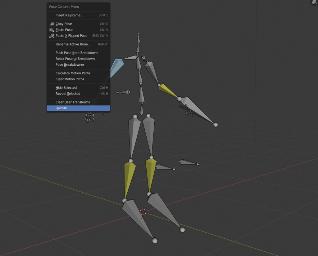 Blender Add-On QuickIK