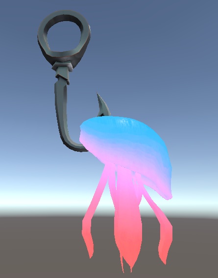 クラゲのピアス