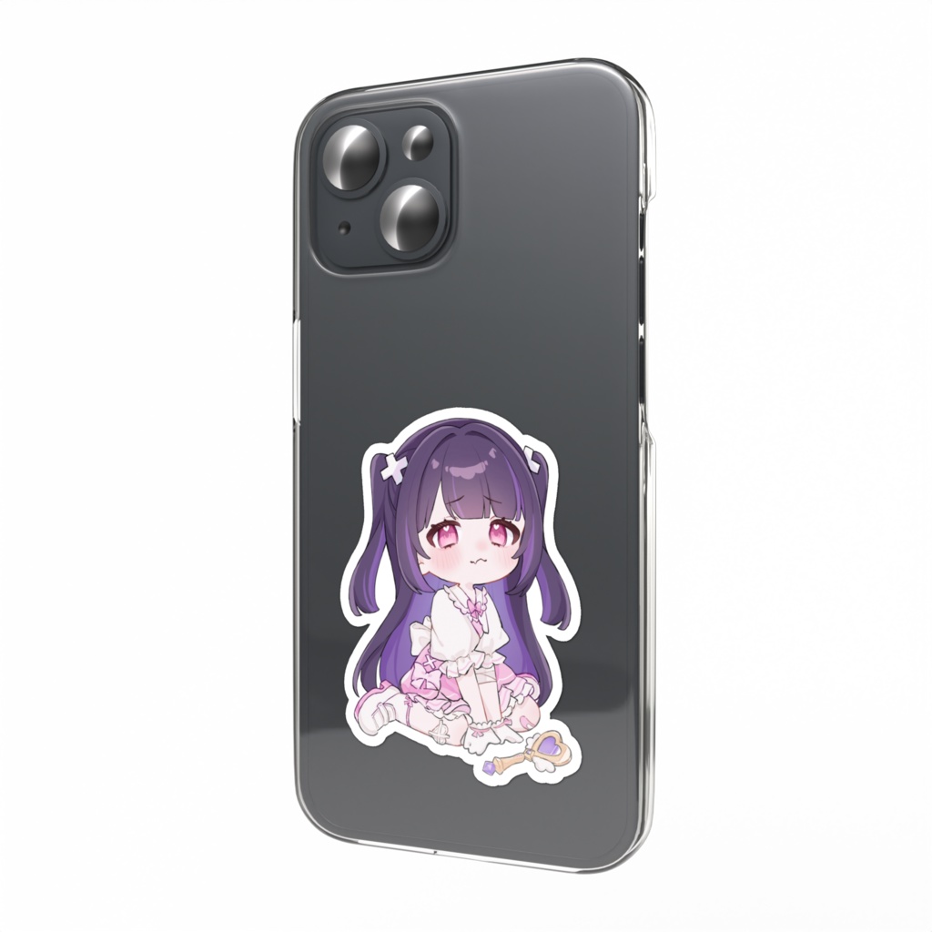 スマホステッカーA♡ (おすわり通常)
