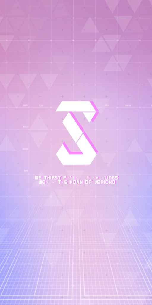 ブルーアーカイブ【動くスマホ壁紙素材】「シッテムの箱」風二次創作アニメーション