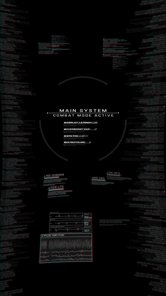 アーマードコア6【動くスマホ壁紙素材】システム起動再現風(二次創作アニメーション)