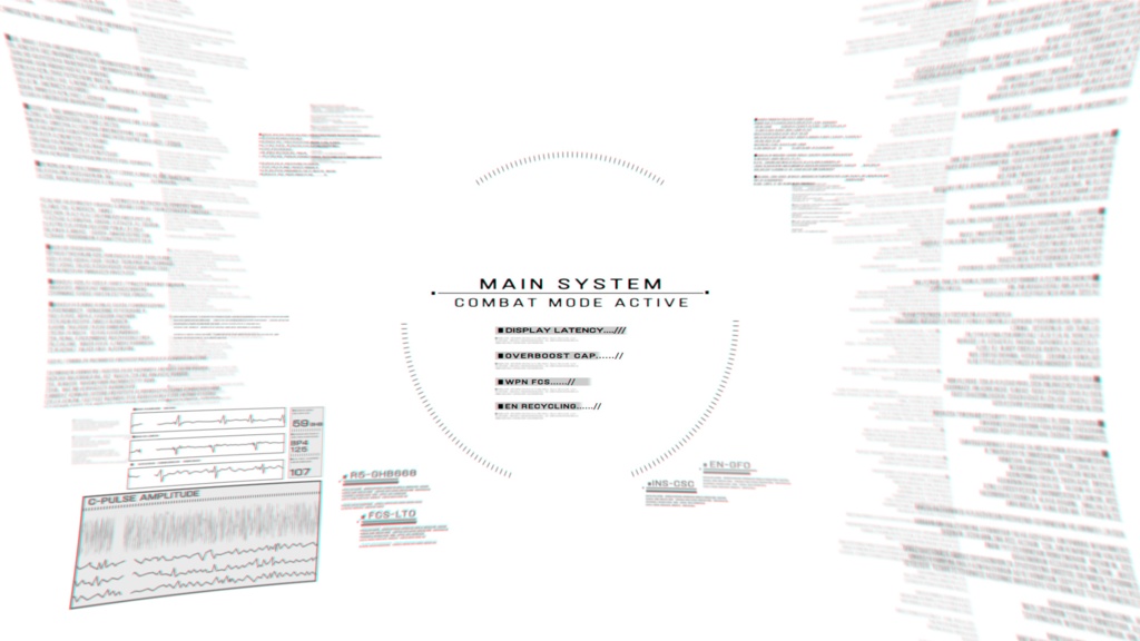 アーマードコア6【システム起動UI】風二次創作 アニメーション