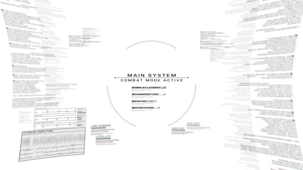 アーマードコア6【システム起動UI】風二次創作 アニメーション